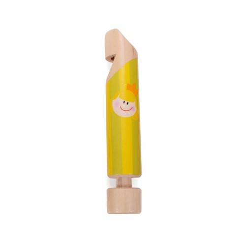 اسباب بازی چوبی سوت کودک سبز Classic World مدل Whistle 2802