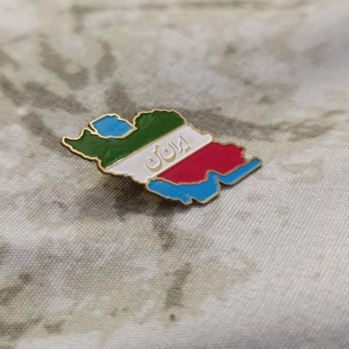 خرید بج سینه نقشه ایران وطن وردسا با طراحی زیبا