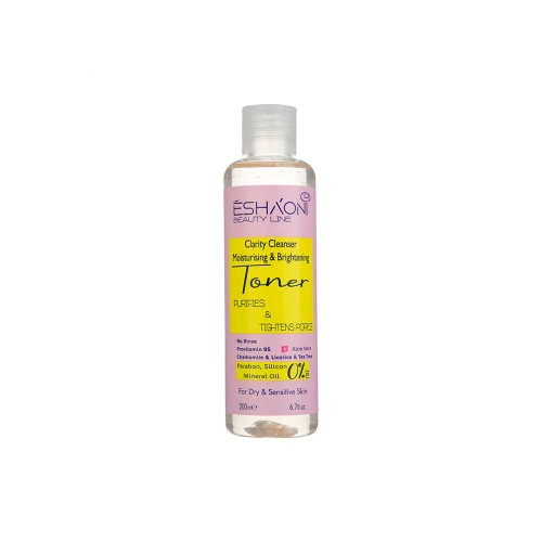 تونر پاک کننده پوست خشک و حساس اشااونی 200ml