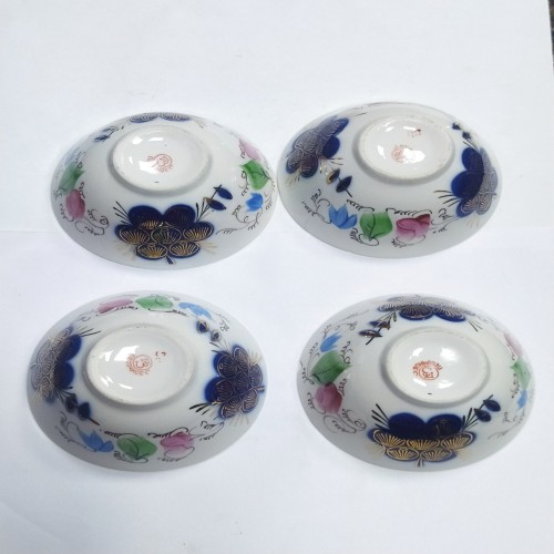 فروش چهار عدد کاسه قدیمی روسی انگوری نادر و اصیل