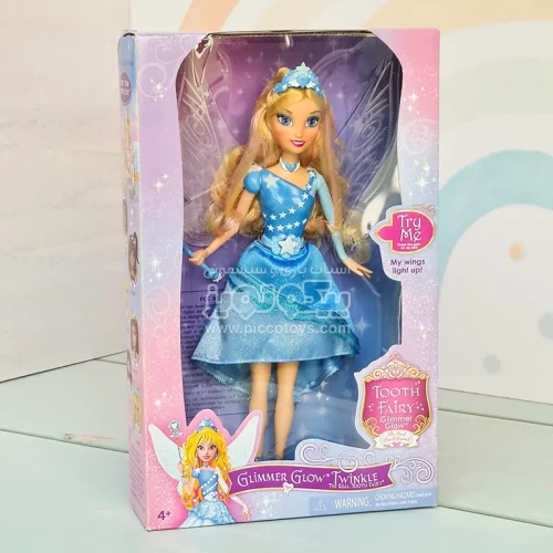 عروسک دخترانه فرشته دندان TWINKLE با لباس آبی
