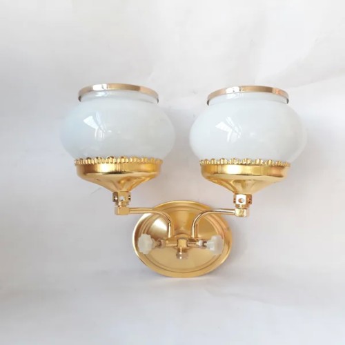 فروش روشنایی گازی 2 شعله حبابی طلایی با کیفیت عالی