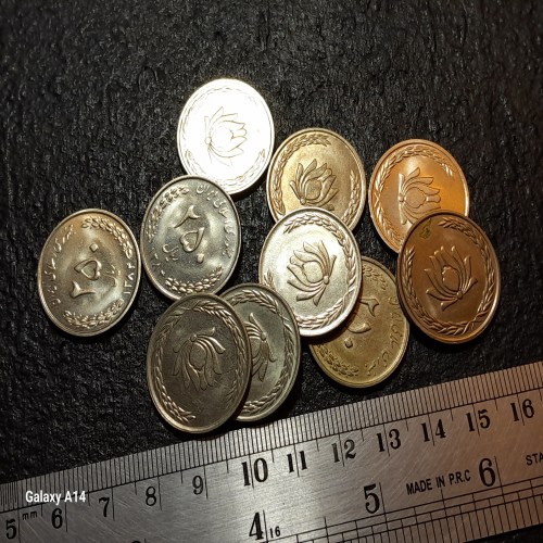 فروش 10 سکه زیبای جمهوری 91 با قیمت مناسب