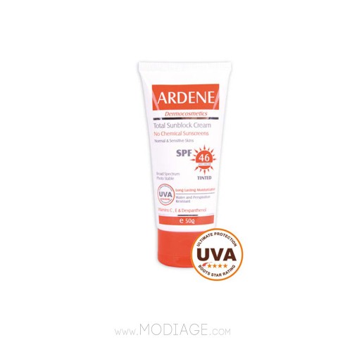 کرم ضد آفتاب SPF46 آردن مناسب پوست‌های حساس و خشک