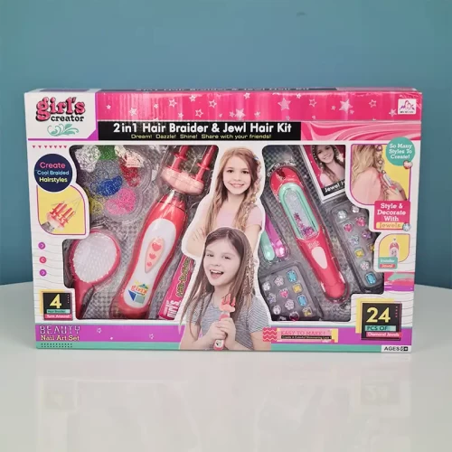 اسباب بازی ست بافت مو 24 تکه MBK378