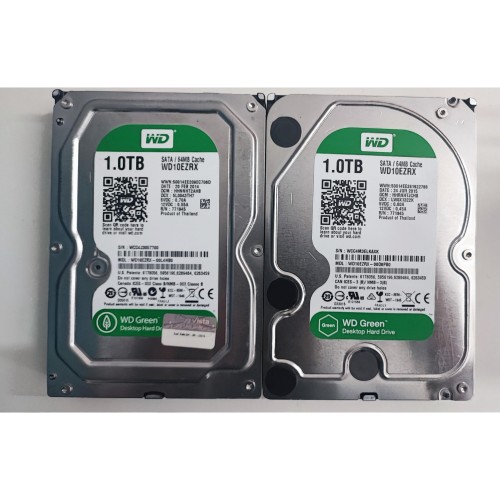 فروش هارد اینترنال وسترن دیجیتال گرین 2 عدد با هم