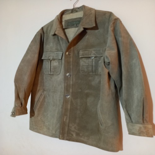 فروش کاپشن اورکت چرم جیر زارا در سایز 2XL و 48-50