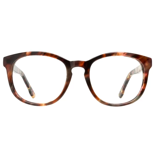 عینک طبی اسپای مدل SPY EDITH 50 | فریم پنتوس و رنگ پلنگی