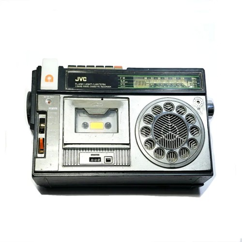 فروش رادیو ضبط قدیمی جی وی سی ژاپن با لامپ دار