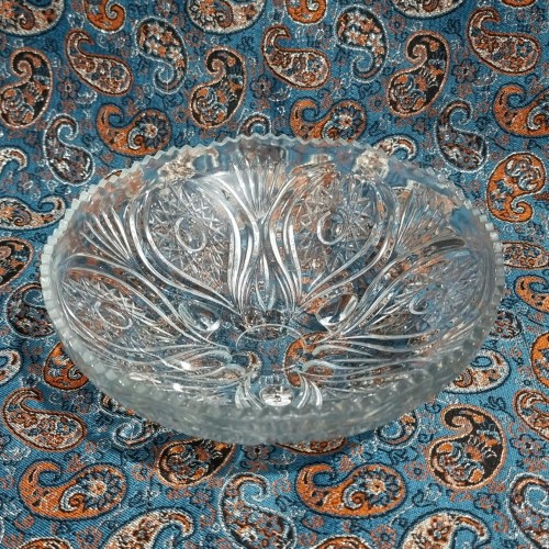 فروش آجیل خوری پایه دار تراشدار قدیمی ( توضیحات )