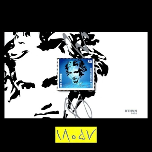 فروش شیت تمبر خاص کمیاب موسیقی،بتهوون چاپ المان