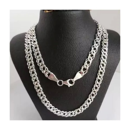 فروش زنجیر نقره دوبل کارتیر 65سانتی شیک و مقاوم