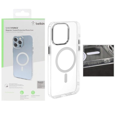 فروش قاب belkin شفاف آیفون 15ProMax با ارسال رایگان