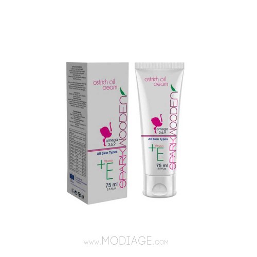 کرم ترمیم کننده روغن شترمرغ اسپارک وودن 75ml