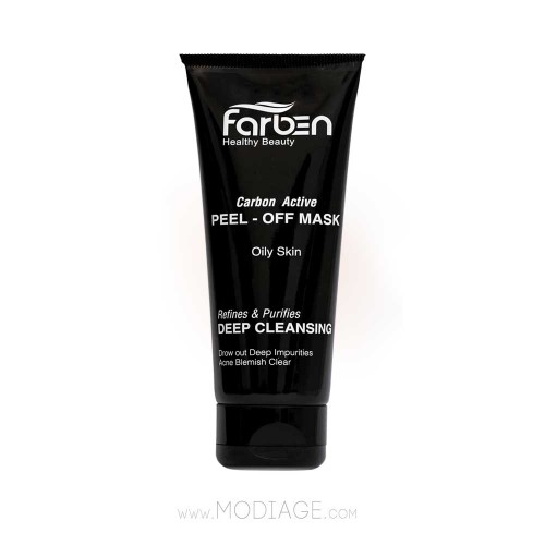 ماسک صورت بلک فاربن رنگن کاربن فعال ضد جوش و پاکسازی پوست