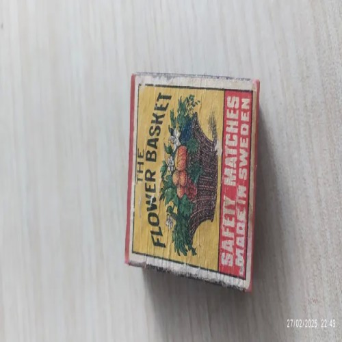 فروش کبریت چوبی قدیمی سوئد سبد گل با بهترین قیمت