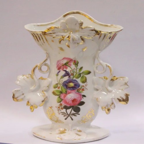 فروش گلدان کمیاب پاریسی فرانسه قدمت قاجاری نقاشی دست