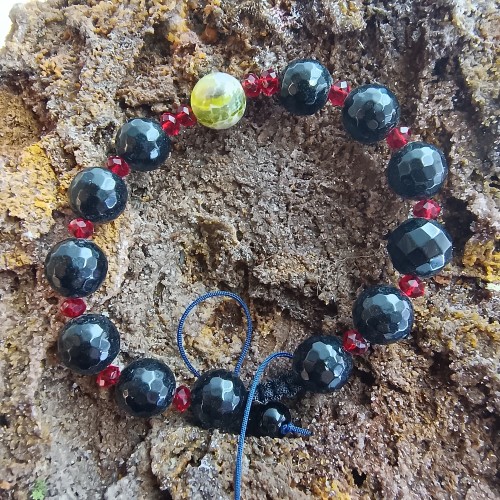 دستبند سنگ ماه تولد مرداد 24 طبیعی و خاص