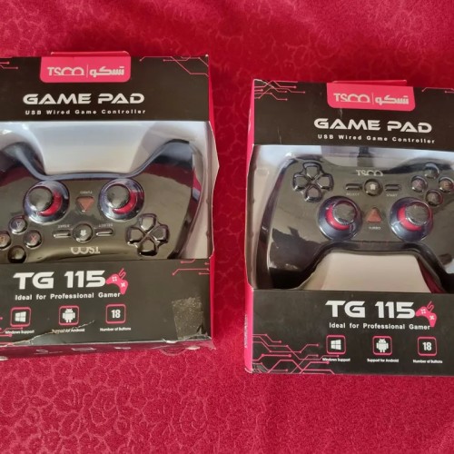 فروش جفت دسته بازی تسکو مدل TG 115 مناسب PS3 و PC