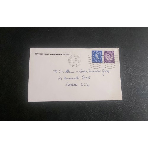 فروش پاکت نامه پستی بریتانیا ملکه الیزابت 1967 کمیاب