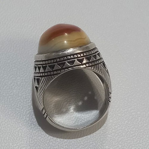 فروش انگشتر نقره عقیق یمنی دست ساز اصل