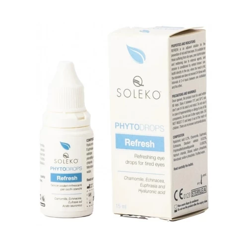 قطره طراوت چشم Soleko Phytodrops Refresh بهترین مراقبت