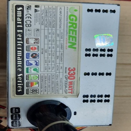 پاور 330 وات گرین سری جدید SP با فن بزرگ و پلمپ