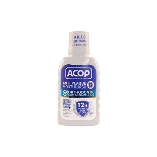 دهانشویه ارتودنسی آکوپ ضد پلاک و بو 300ML