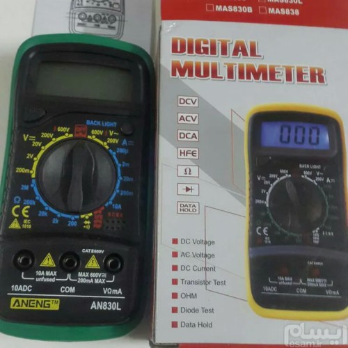 فروش مولتی متر دیجیتال پایه‌دار آکبند با دفترچه راهنما