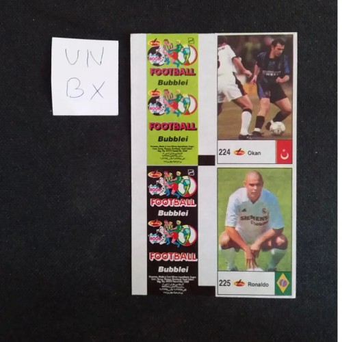 فروش بلوک عکس آدامس فوتبالی با پوسته نایاب