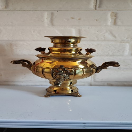 فروش سماور ذغالی کوچک یک لیتری با طراحی منحصر به فرد