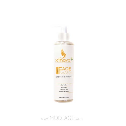 ژل شستشو کرمی پوست خشک و حساس ژینووا - 200ML