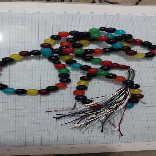 فروش تسبیح 101دانه زیبا بهسازی و رنگ شده