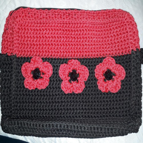 خرید کیف بافت زنانه وردسا طرح گل | فروشگاه ما