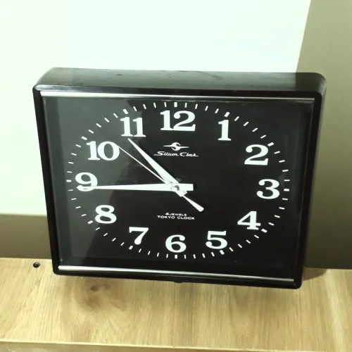 فروش ساعت دیواری قدیمی ژاپنی 4 جواهر بی‌صدا