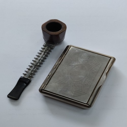 فروش قوطی توتون و پیپ قدیمی ایتالیایی آنتیک