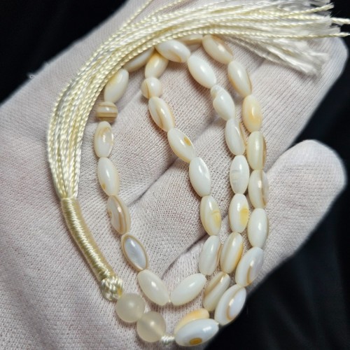 تسبیح 33 دانه صدف طبیعی با وزن سبک و کیفیت عالی