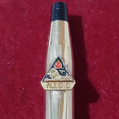 یادبود شرکت نفت CROSS کراس میکرون طلا آمریکا