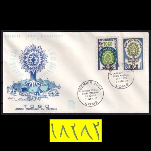 فروش پاکت مهر روز مشترک جهانی پناهندگان،توگو