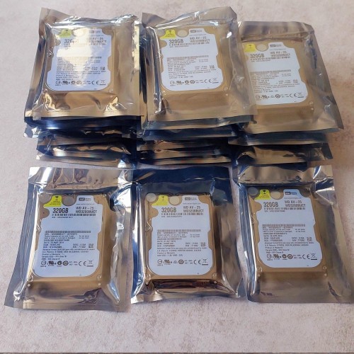 فروش هارد لپ تاپ وسترن دیجیتال 320 گیگ با پک