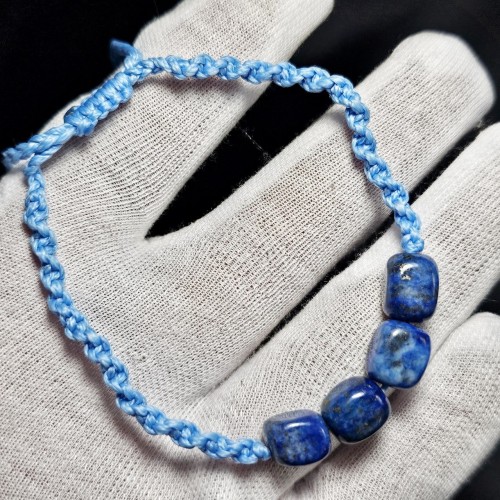 فروش دستبند سنگ لاجورد معدنی با بهترین قیمت