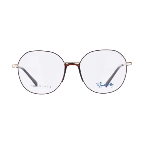 فریم عینک Butterfly HS003 با طراحی بیضی و قلبی