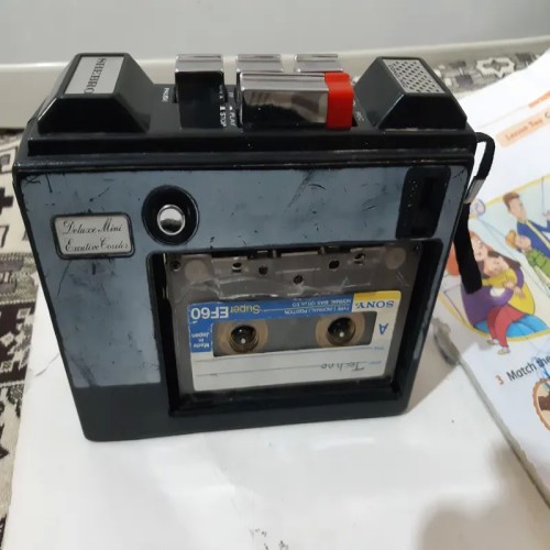 فروش ضبط صوت قدیمی شی رو ژاپنی بدون شارژر