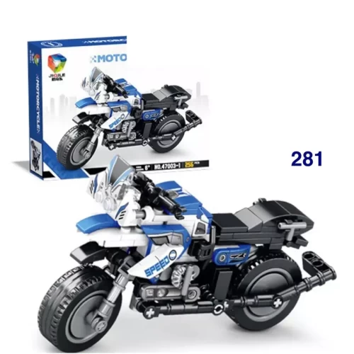 اسباب بازی لگو موتور 281 تکه رنگ آبی - کد P/47003/A