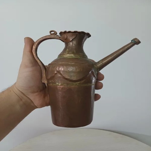 فروش آفتابه وضو مسی کار نایاب با طراحی قدیمی