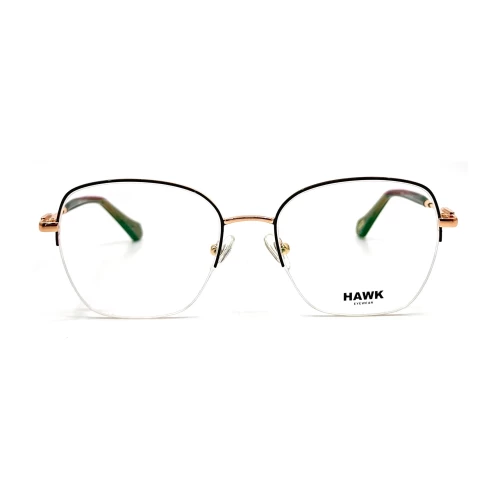 عینک طبی هاوک مدل HAWK 7911 لوناتو - فریم فلزی زنانه