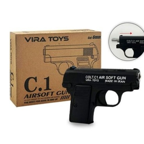 فروش اسباب بازی کلت فلزی طرح Super Power C1 با کیفیت بالا