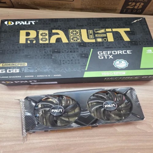 فروش کارت گرافیک 1660 سوپر Palit 6 گیگ در حد نو