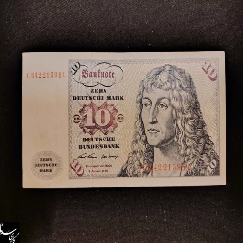 فروش 10 مارک آلمان 1971 کمیاب و زیبا