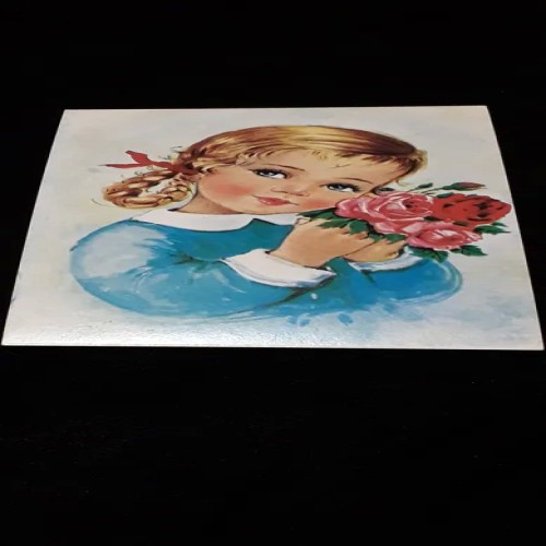 کارت پستال قدیمی مقوایی دوران پهلوی نوستالژی